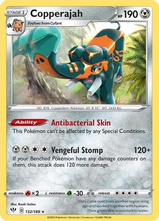 Copperajah (132)/189 Holo Rare Holofoil