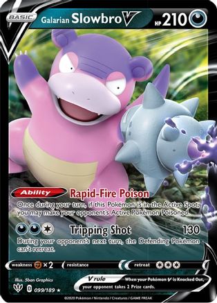 Galarian Slowbro V (99)/189 Ultra Rare Holofoil