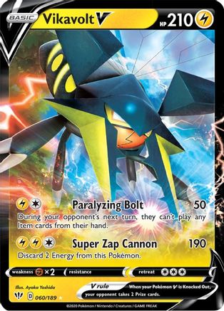 Vikavolt V (60)/189 Ultra Rare Holofoil