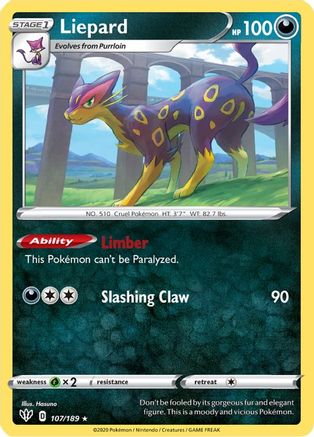 Liepard (107)/189 Rare