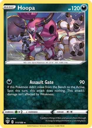 Hoopa (111)/189 Holo Rare Holofoil