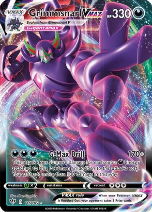 Grimmsnarl VMAX (115)/189 Ultra Rare Holofoil