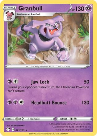 Granbull (71)/189 Rare