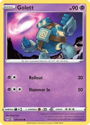 Golett (76)/189 Common Reverse Holofoil