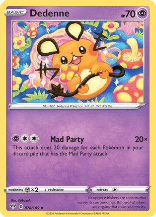 Dedenne (78)/189 Uncommon