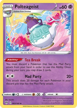Polteageist (83)/189 Uncommon Reverse Holofoil