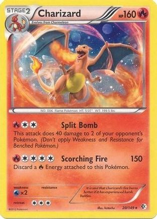Charizard - 20/149 (Cosmos Holo) (20) Promo Holofoil