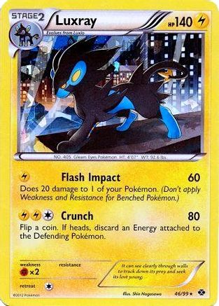 Luxray - 46/99 (Cracked Ice Holo) (46) Promo Holofoil