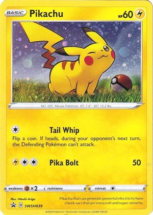 Pikachu - SWSH039 (SWSH039)/307 Promo Holofoil