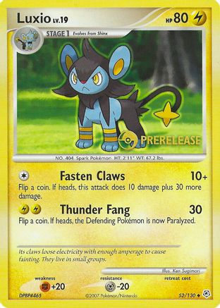 Luxio - 52/130 (Prerelease) (52) Promo