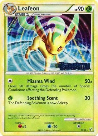 Leafeon - 17/90 (Prerelease) (17) Promo Holofoil
