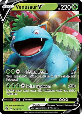 Venusaur V (1)/73 Ultra Rare Holofoil