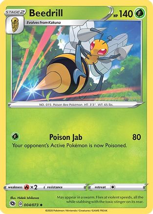 Beedrill (4)/73 Uncommon Reverse Holofoil
