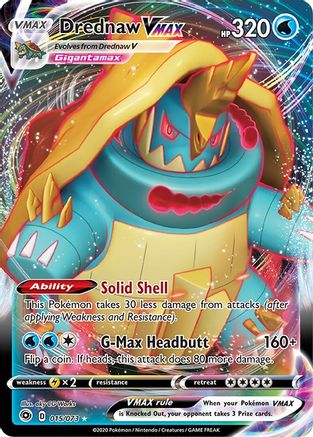 Drednaw VMAX (15)/73 Ultra Rare Holofoil