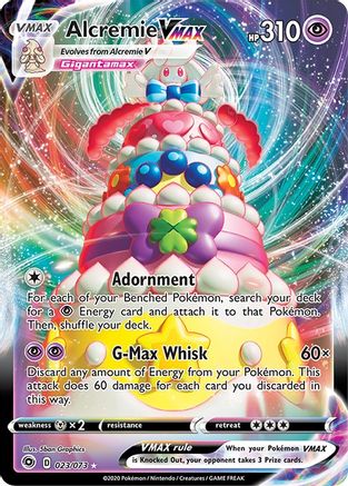 Alcremie VMAX (23)/73 Ultra Rare Holofoil
