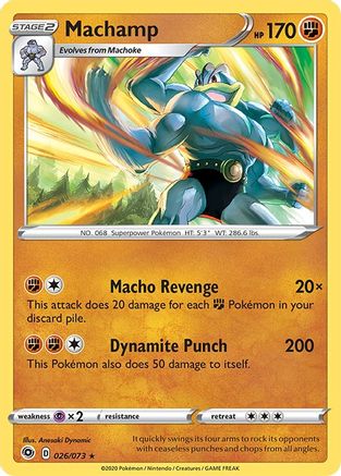 Machamp (26)/73 Holo Rare Reverse Holofoil