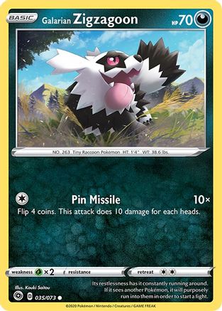 Galarian Zigzagoon (35)/73 Common