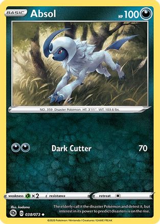 Absol (38)/73 Uncommon Reverse Holofoil