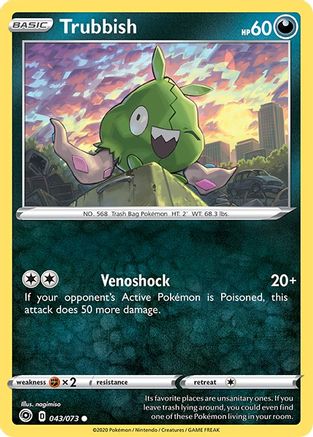 Trubbish (43)/73 Common Reverse Holofoil