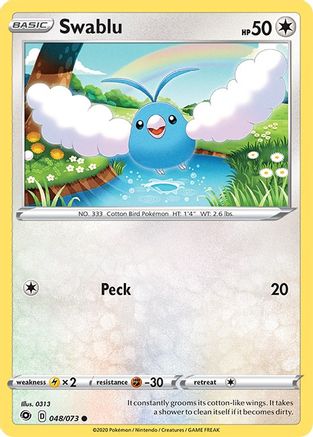 Swablu (48)/73 Common Reverse Holofoil