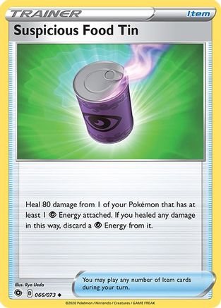Suspicious Food Tin (66)/73 Uncommon Reverse Holofoil