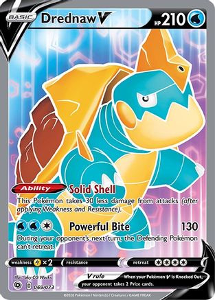 Drednaw V (Full Art) (69)/73 Ultra Rare Holofoil