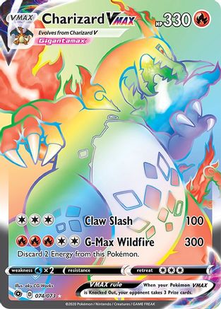 Charizard VMAX (Secret) (74)/73 Secret Rare Holofoil