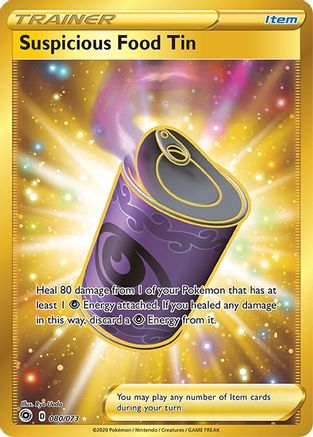 Suspicious Food Tin (Secret) (80)/73 Secret Rare Holofoil