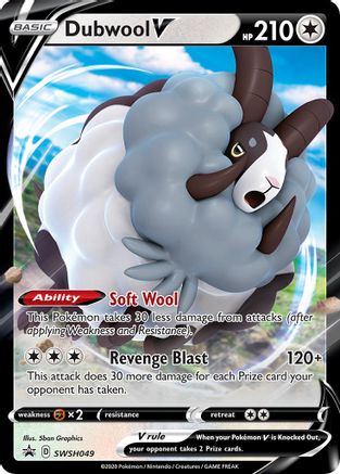 Dubwool V - SWSH049 (SWSH049)/307 Promo Holofoil