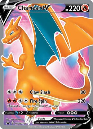 PSA 10 Charizard V - SWSH050/307 Promo Holofoil (Cabinet)