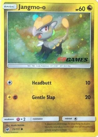 Jangmo-o - 75/111 (Cosmos Holo) (EB Games Promo) (75) Promo Holofoil
