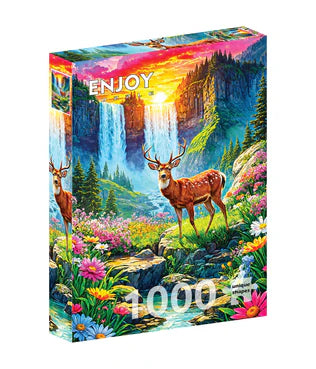 Deer Paradise 1000 Piece Puzzle