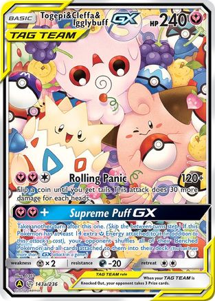 Togepi & Cleffa & Igglybuff GX - 143a/236 (143a)/236 Promo Holofoil