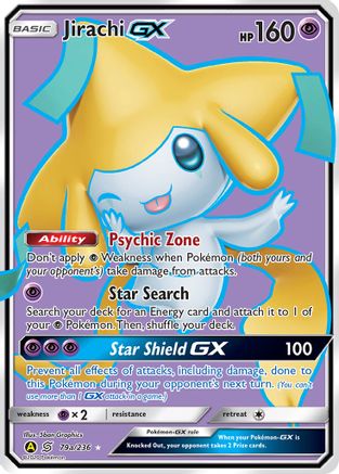 Jirachi GX - 79a/236 (79a)/236 Promo Holofoil