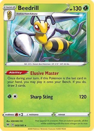 Beedrill (3)/185 Rare