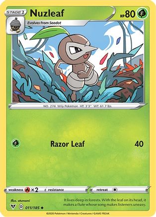 Nuzleaf (11)/185 Uncommon