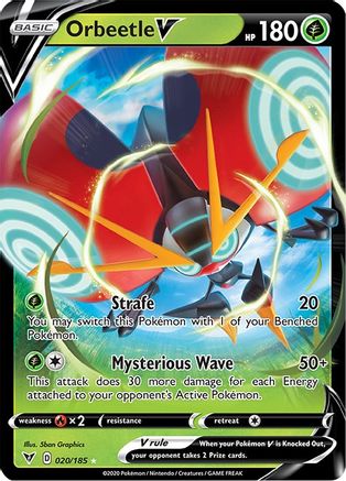 Orbeetle V (20)/185 Ultra Rare Holofoil