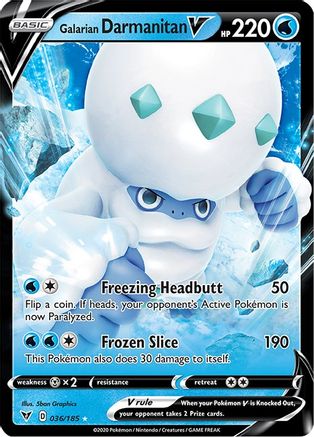 Galarian Darmanitan V (36)/185 Ultra Rare Holofoil