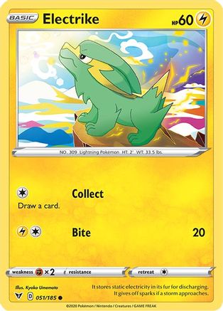Electrike (51)/185 Common Reverse Holofoil