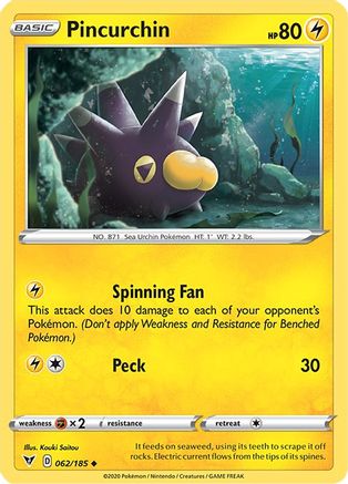 Pincurchin (62)/185 Uncommon