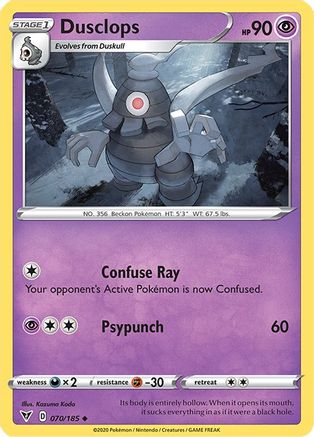 Dusclops (70)/185 Uncommon