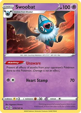 Swoobat (74)/185 Uncommon