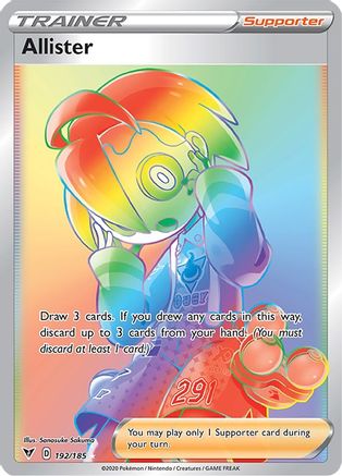 Allister (Secret) (192)/185 Secret Rare Holofoil