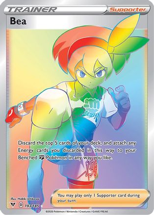 Bea (Secret) (193)/185 Secret Rare Holofoil