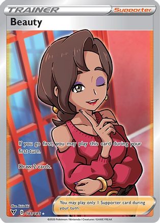Beauty (Full Art) (181)/185 Ultra Rare Holofoil