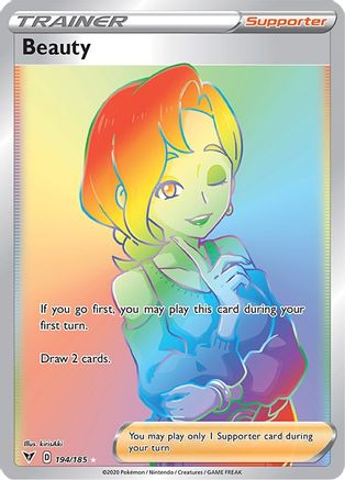Beauty (Secret) (194)/185 Secret Rare Holofoil