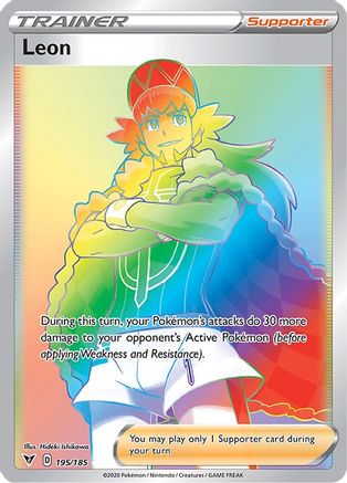 Leon (Secret) (195)/185 Secret Rare Holofoil
