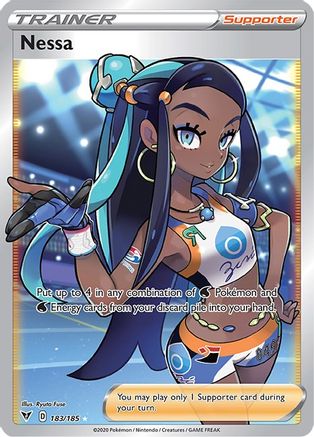Nessa (Full Art) (183)/185 Ultra Rare Holofoil