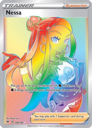 Nessa (Secret) (196)/185 Secret Rare Holofoil