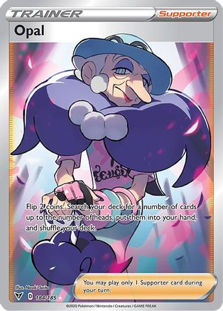 Opal (Full Art) (184)/185 Ultra Rare Holofoil